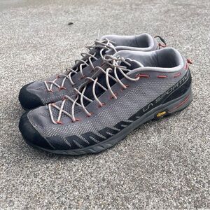 La Sportiva TX2 Approach Gray/Orange Trail Hiking Shoe Mens Size 12.5